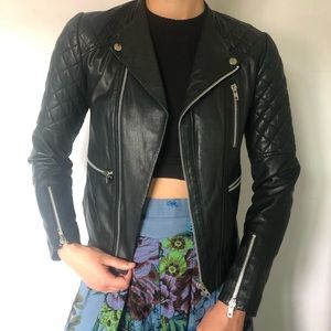 Leather jacket - xs